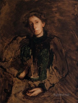 portrait portraits Painting - Portrait of Jennie Dean Kershaw Realism portraits Thomas Eakins